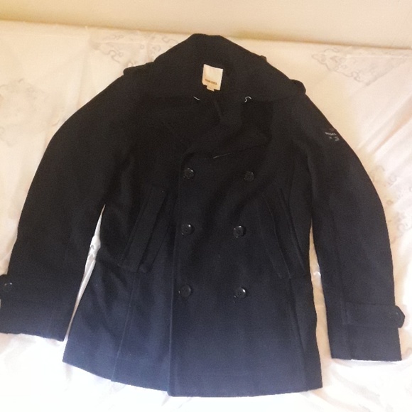 Coats | Diesel Peacoat Jacket 